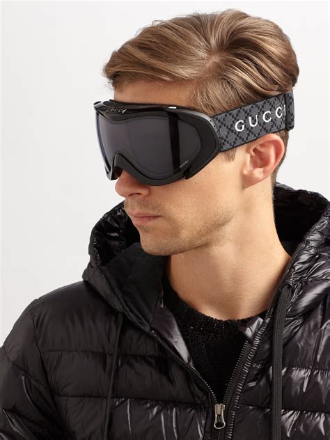 people wearing gucci ski goggles|Gucci ski goggles black.